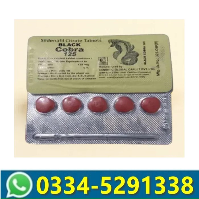 Black Cobra 125mg Tablets In Pakistan
