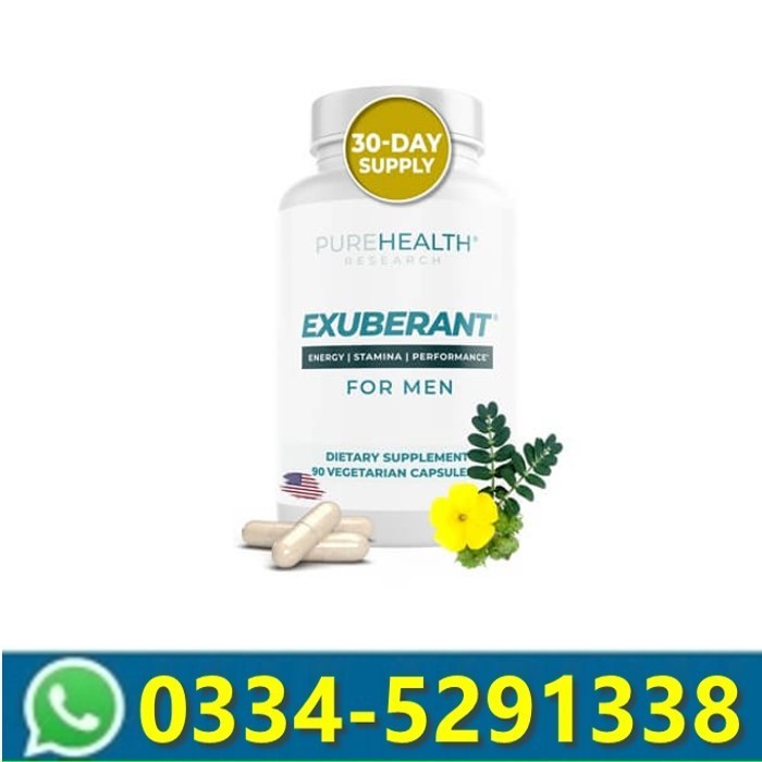 Purehealth Research Exuberant For Men In Pakistan