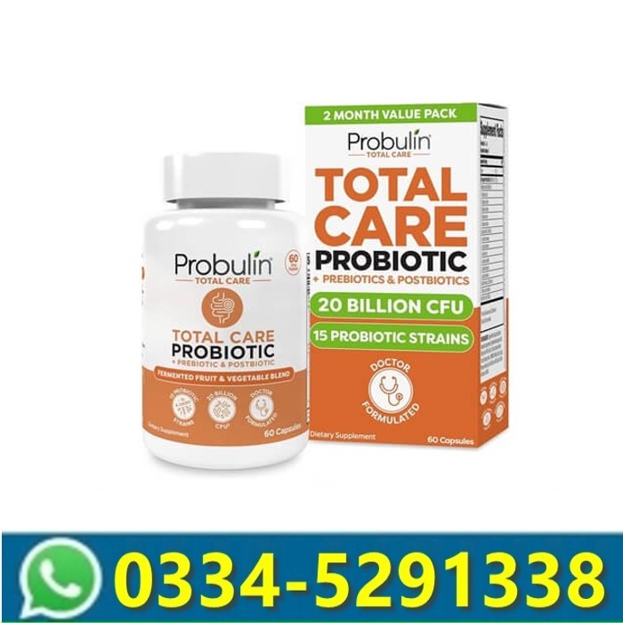 Probulin Total Care Probiotic 20 Billion 60 Capsules In Pakistan